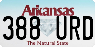 AR license plate 388URD