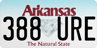 AR license plate 388URE