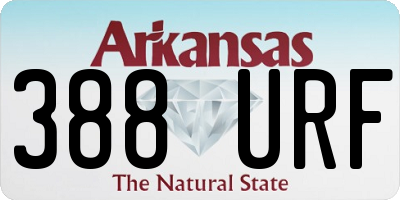 AR license plate 388URF