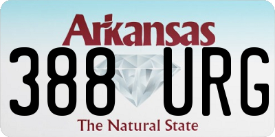 AR license plate 388URG