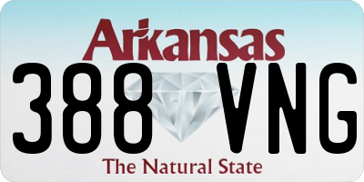 AR license plate 388VNG