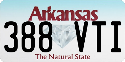 AR license plate 388VTI