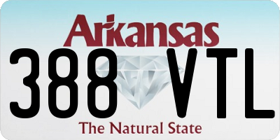 AR license plate 388VTL