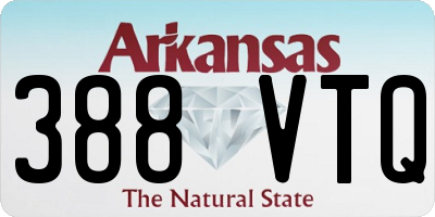 AR license plate 388VTQ