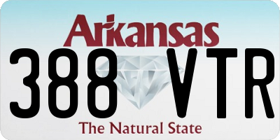 AR license plate 388VTR