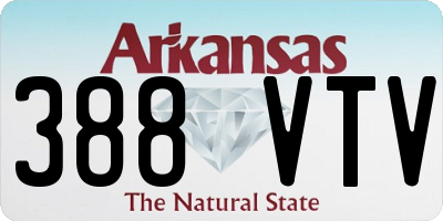 AR license plate 388VTV