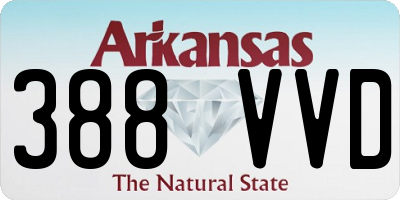 AR license plate 388VVD