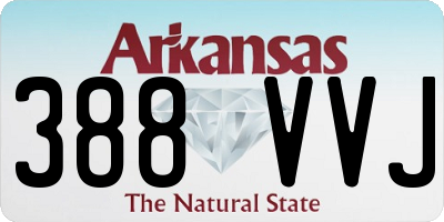 AR license plate 388VVJ