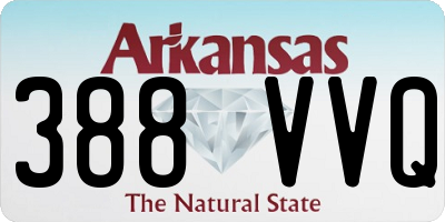 AR license plate 388VVQ