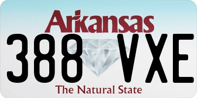 AR license plate 388VXE