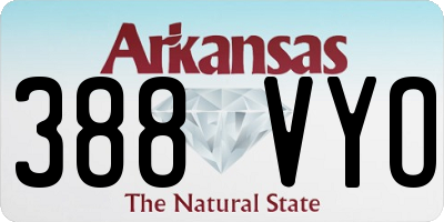 AR license plate 388VYO