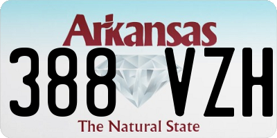 AR license plate 388VZH