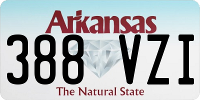 AR license plate 388VZI