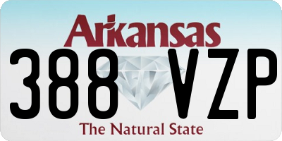 AR license plate 388VZP