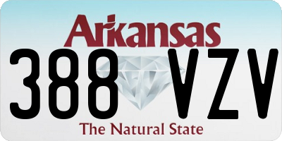 AR license plate 388VZV
