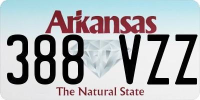 AR license plate 388VZZ