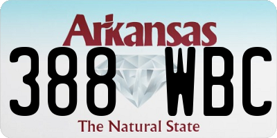 AR license plate 388WBC