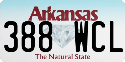 AR license plate 388WCL