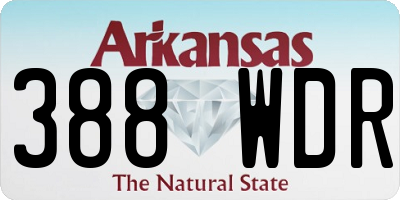 AR license plate 388WDR