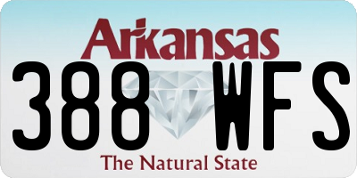 AR license plate 388WFS