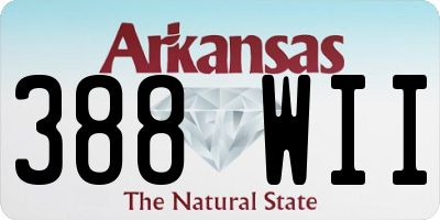 AR license plate 388WII