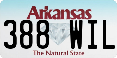 AR license plate 388WIL