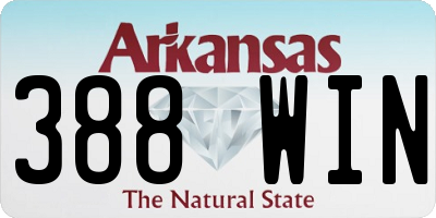 AR license plate 388WIN
