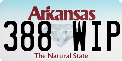 AR license plate 388WIP