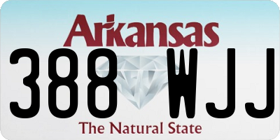 AR license plate 388WJJ