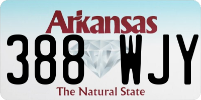 AR license plate 388WJY