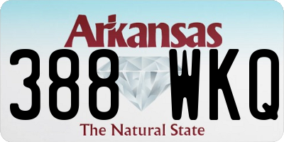 AR license plate 388WKQ