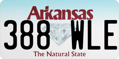 AR license plate 388WLE