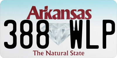 AR license plate 388WLP