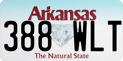 AR license plate 388WLT