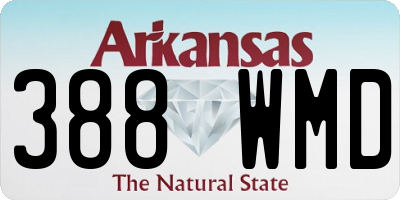 AR license plate 388WMD