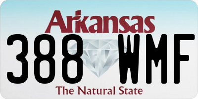 AR license plate 388WMF