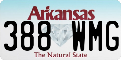 AR license plate 388WMG