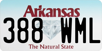 AR license plate 388WML