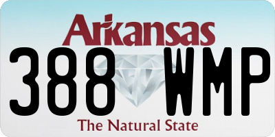 AR license plate 388WMP