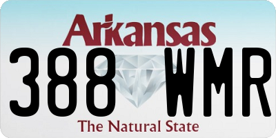 AR license plate 388WMR