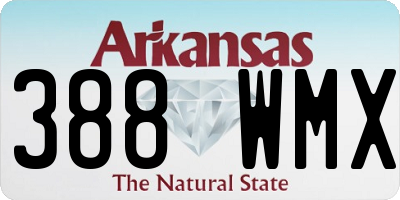 AR license plate 388WMX