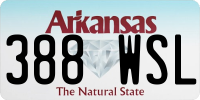 AR license plate 388WSL
