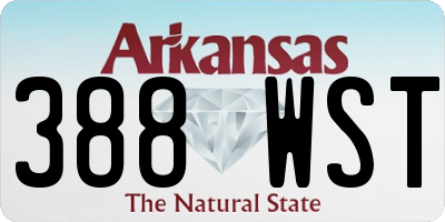 AR license plate 388WST