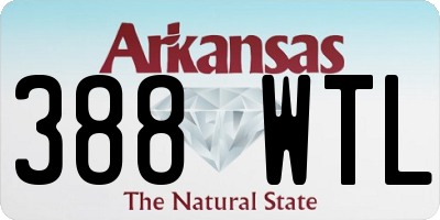 AR license plate 388WTL