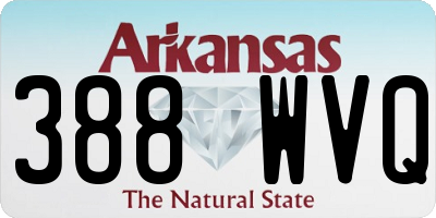AR license plate 388WVQ