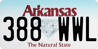 AR license plate 388WWL