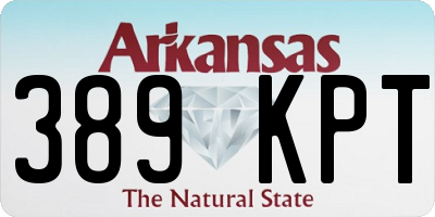 AR license plate 389KPT