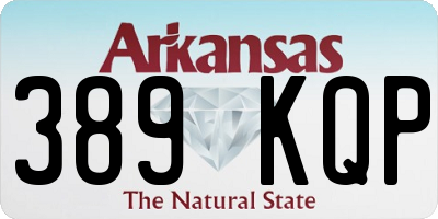 AR license plate 389KQP