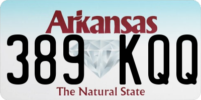 AR license plate 389KQQ