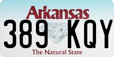 AR license plate 389KQY